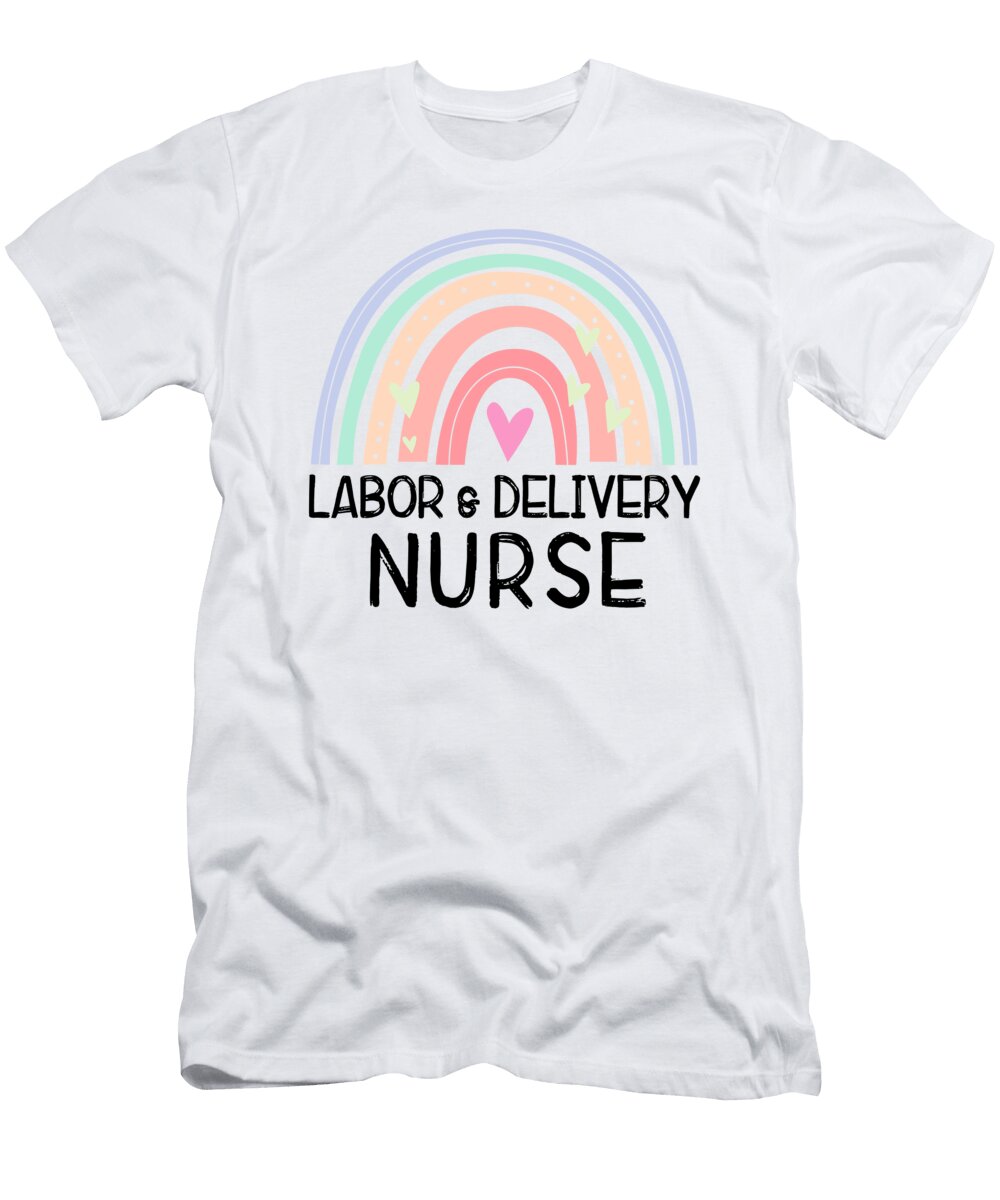 0g7e Rainbow Labor and Delivery Nurse Appreciation 1 T-Shirt