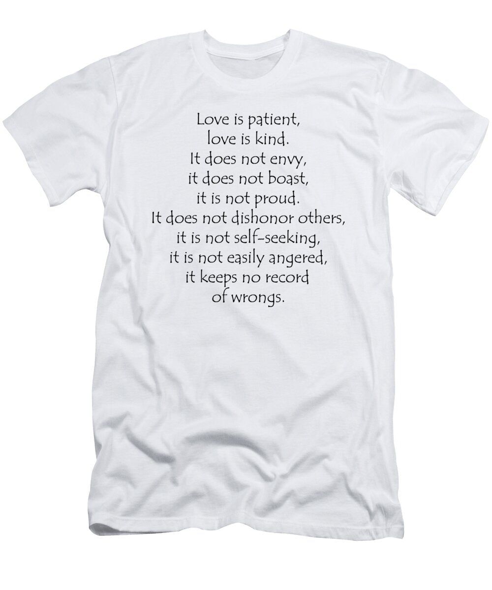 1 1 Corinthians 13 4 5 Vidddie Publyshd T-Shirt