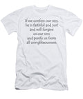 1 1 John 1 9 Vidddie Publyshd T-Shirt
