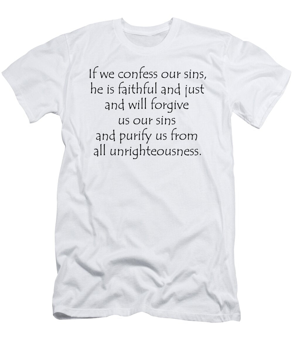 1 1 John 1 9 Vidddie Publyshd T-Shirt