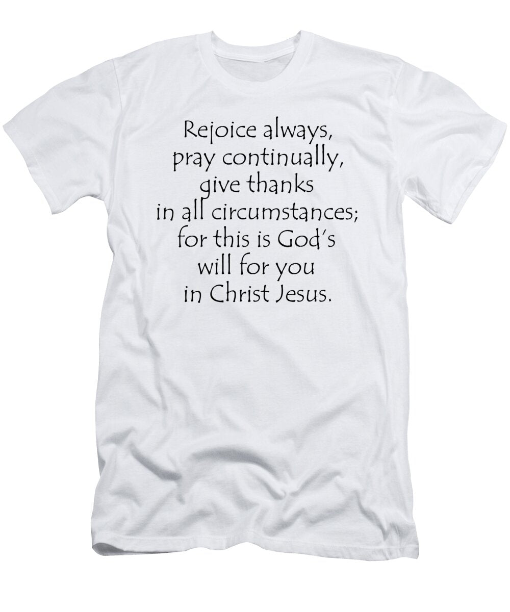 1 1 Thessalonians 5 16 18 Vidddie Publyshd T-Shirt