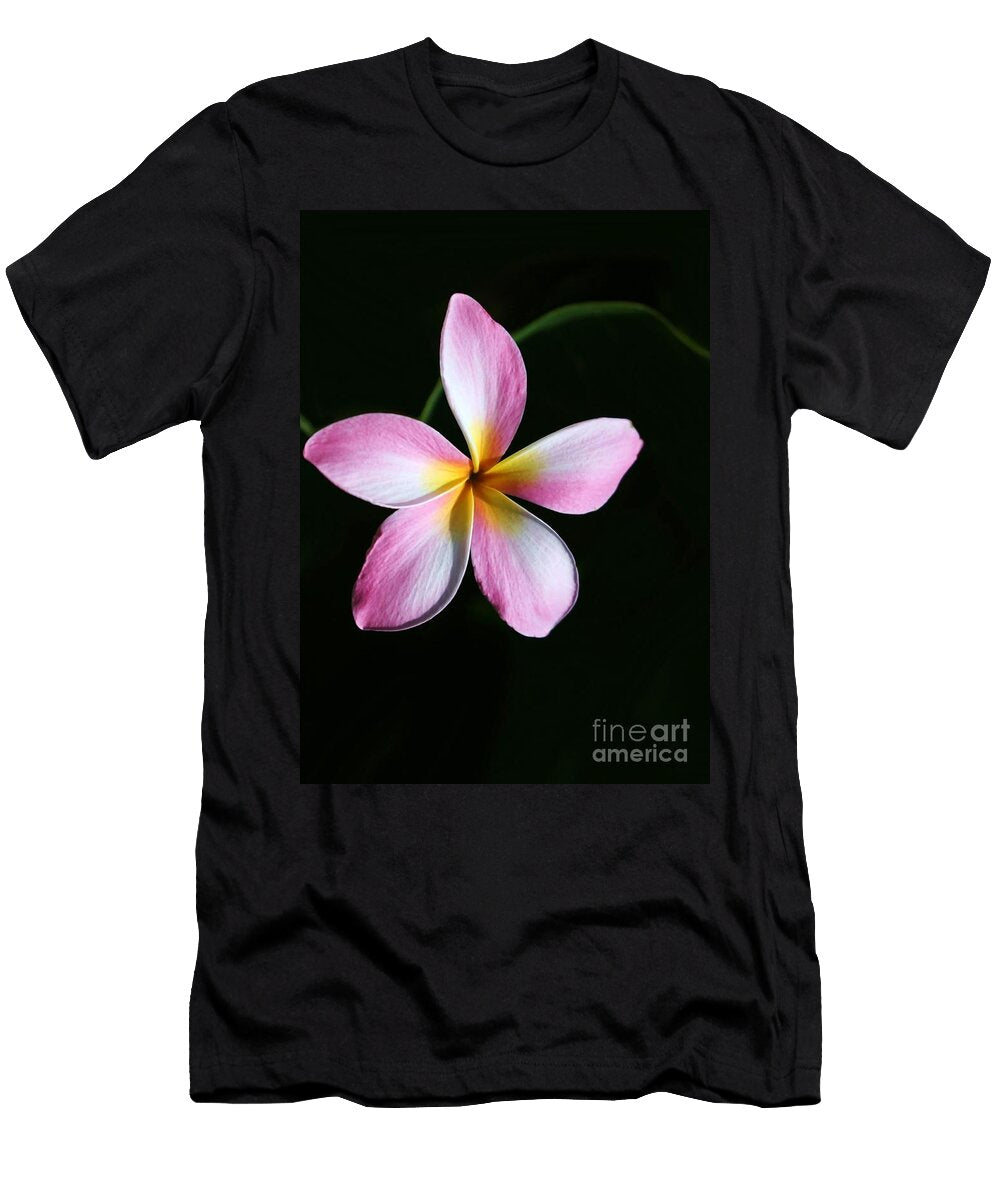 1 a Pink Plumeria Sabrina Ryan T-Shirt