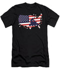 1 American Flag Quad Greenoptix T-Shirt