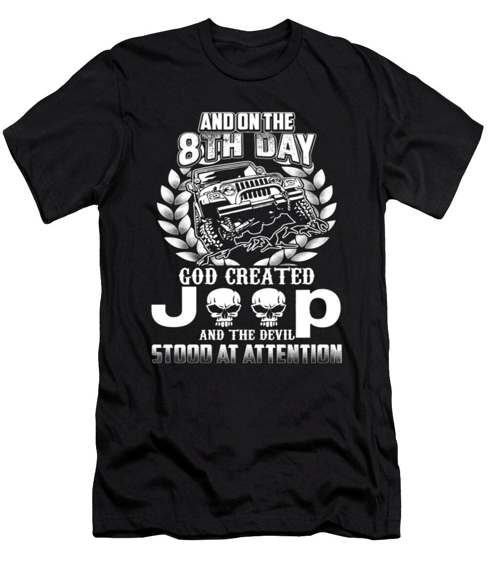 1 and on the 8th Day God Created Jeep Tinh Tran Le Thanh T-Shirt