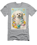 1 Bichon Frise Dog Enjoying a Bubbly Bath Adrien Efren T-Shirt