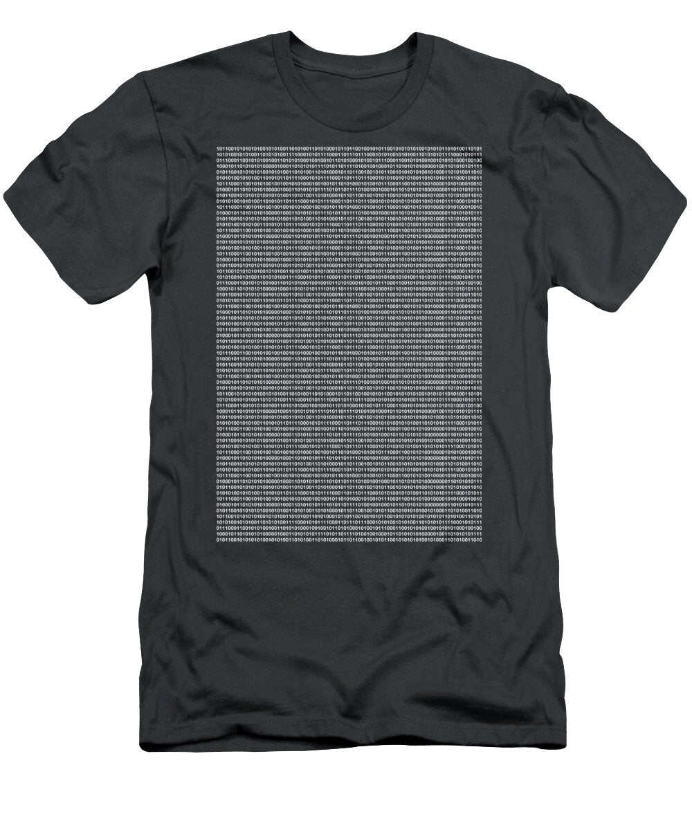 1 Binary Code Sterling Gold T-Shirt