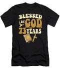 1 Blessed By God for 73 Years 73rd Birthday Religious Theme Maximus Designs T-Shirt