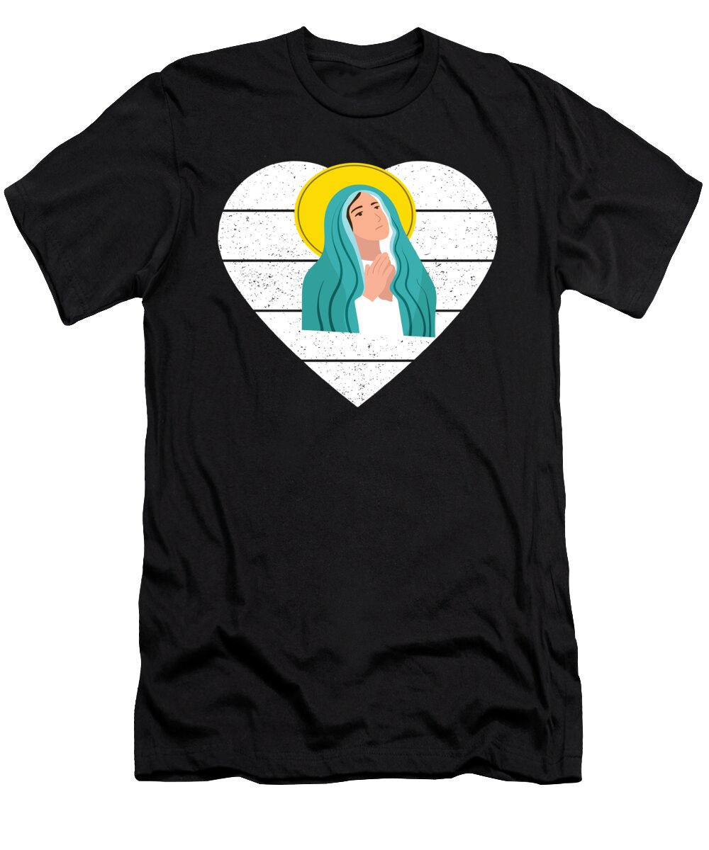 1 Blessed Virgin Mary Holy Rosary Devout Catholic Gifts Orgence Matungwa T-Shirt