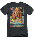 1 Bloodhound Dog Enjoying a Bubbly Bath Adrien Efren T-Shirt