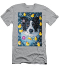 1 Border Collie Dog Frolicking in a Bubbly Bathtub Adrien Efren T-Shirt