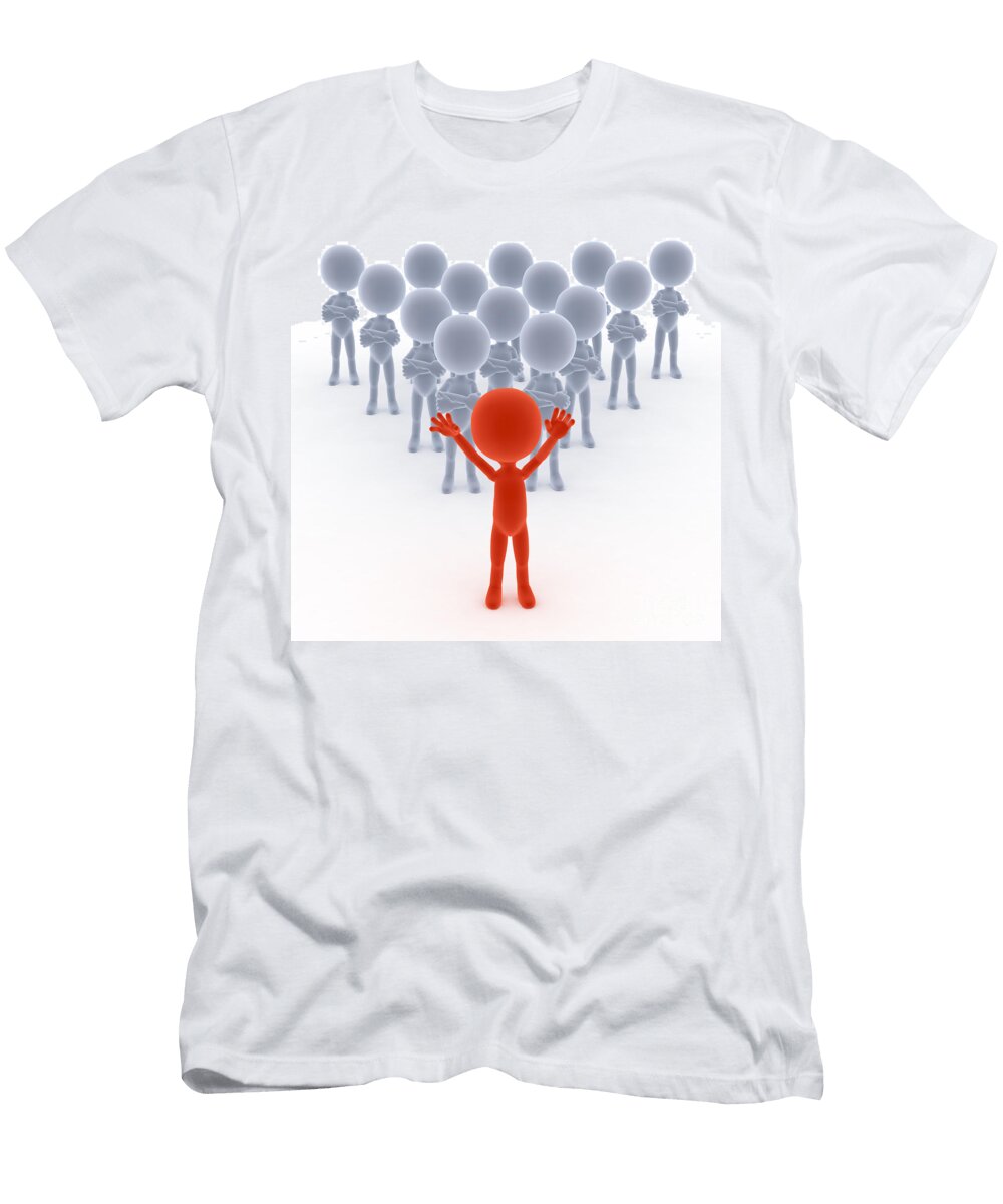1 Business Team Leader with His People Photocreo Michal Bednarek T-Shirt