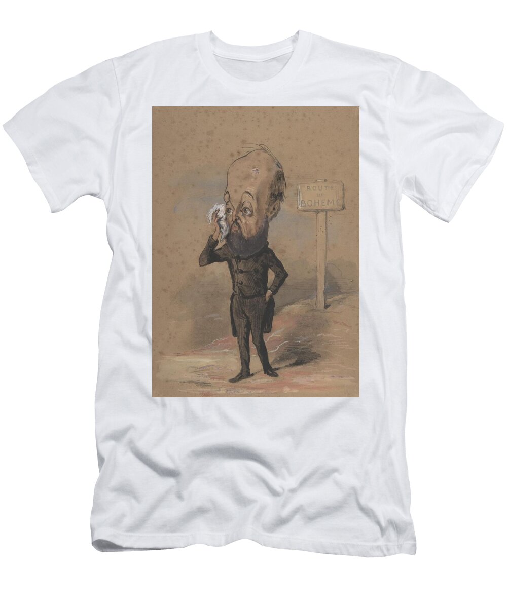 1 Caricature of Henri Murger Nadar Gaspard Felix Tournachon French T-Shirt