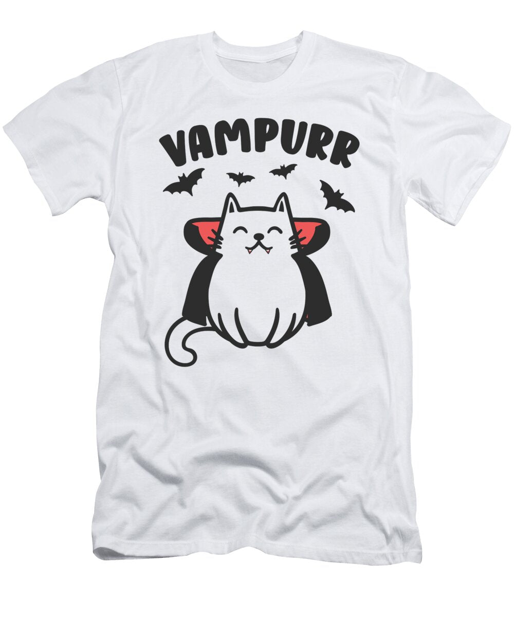 1 Cat Owners Animal Lovers Halloween Vampire Cats Toms Store T-Shirt