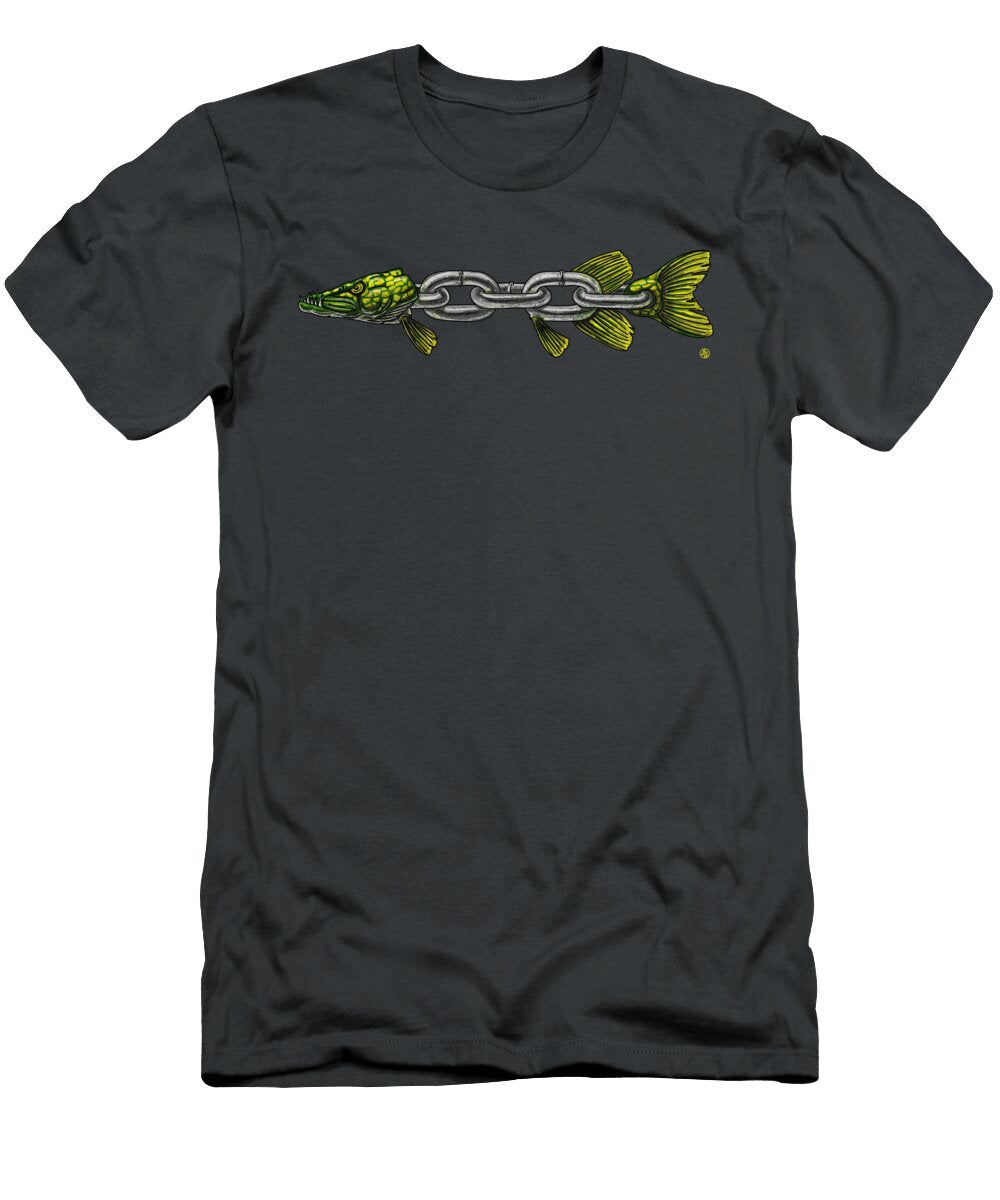 1 Chain Pickerel David Burgess T-Shirt
