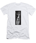 1 Champagne Bottle with Popping Cork Csa Images T-Shirt
