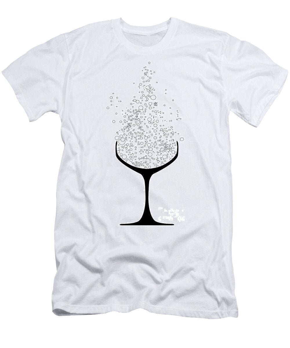 1 Champagne Glasses Bigalbaloo Stock T-Shirt
