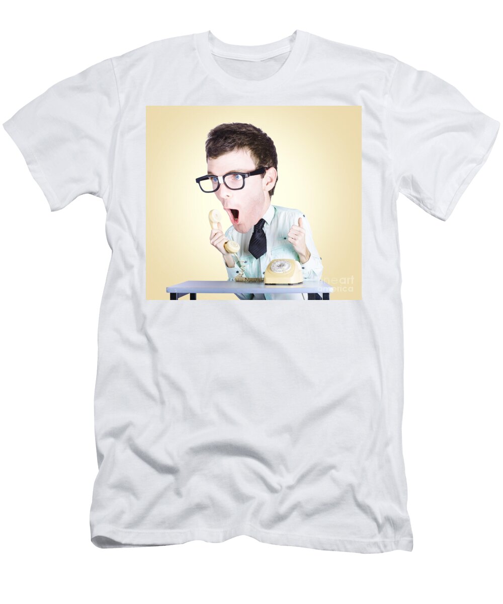 1 Comic Businessman with Oversized Head Ryan Jorgensen T-Shirt