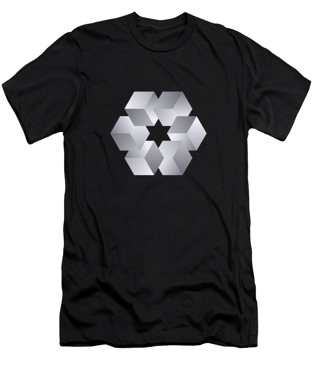 1 Cube Star Pelo Blanco Photo T-Shirt