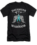 1 Daughter of a Warrior Ovarian Cancer Awareness Support Dhbubble T-Shirt