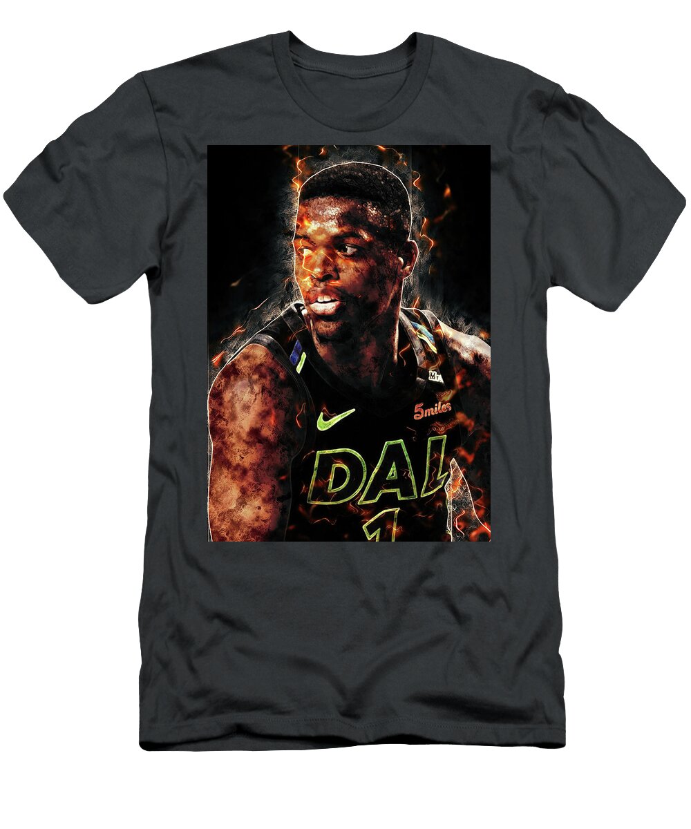 1 Dennis Smith Jr Dennissmithjr Dennis Smith Jr New York Knicks Player Dennis Smith Jr Dallas Maverick Wrenn Huber T-Shirt