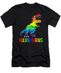 1 Dinosaur T Rex Lgbt Gay Pride Flag Allysaurus Ally Men Boys Dhbubble T-Shirt
