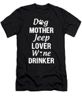 1 Dog Mother Jeep Lover Wine Drinker Tinh Tran Le Thanh T-Shirt