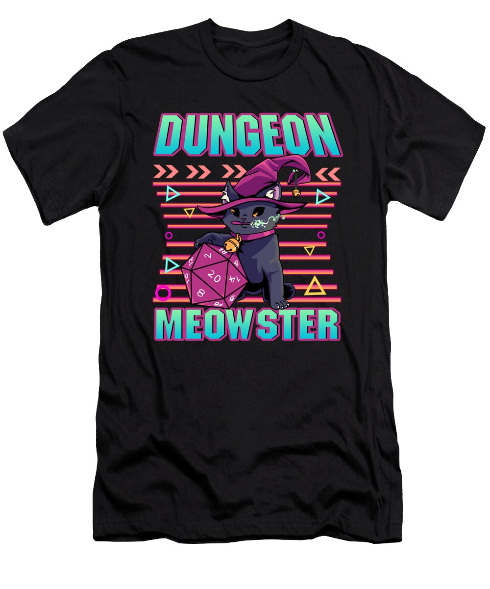 1 Dungeon Meowster Cute Funny Gaming the Perfect Presents T-Shirt