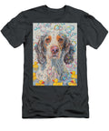 1 English Setter Dog Enjoying a Bubbly Bath Adrien Efren T-Shirt
