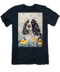 1 English Springer Spaniel Dog Enjoying a Bubbly Bath Adrien Efren T-Shirt