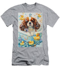 1 English Toy Spaniel Dog Frolicking in a Bubbly Bathtub Adrien Efren T-Shirt