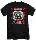 1 Father Birthday Girl Gift David Schuele Art T-Shirt