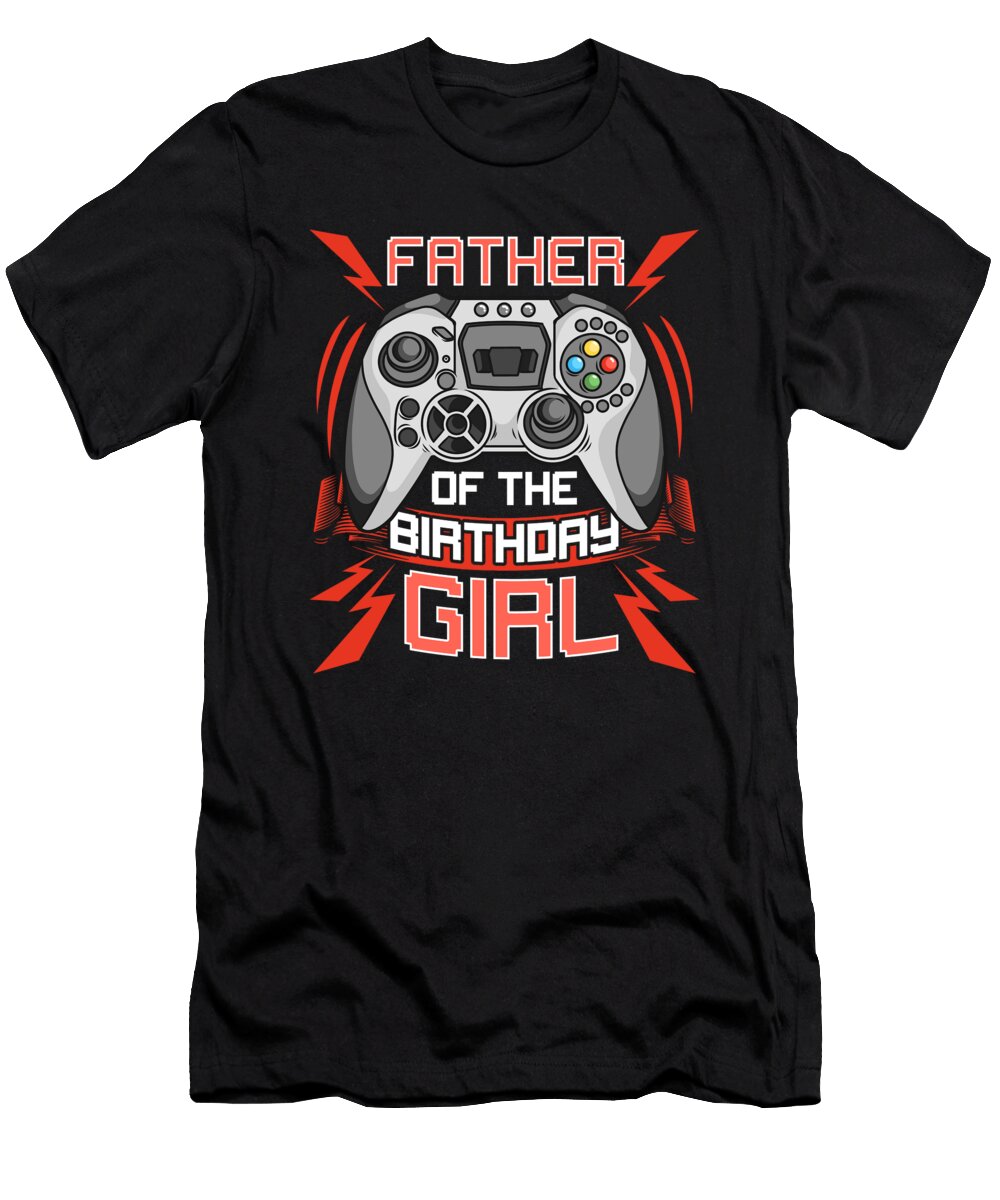 1 Father Birthday Girl Gift David Schuele Art T-Shirt