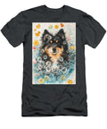 1 Finnish Lapphund Dog Frolicking in a Bubbly Bathtub Adrien Efren T-Shirt
