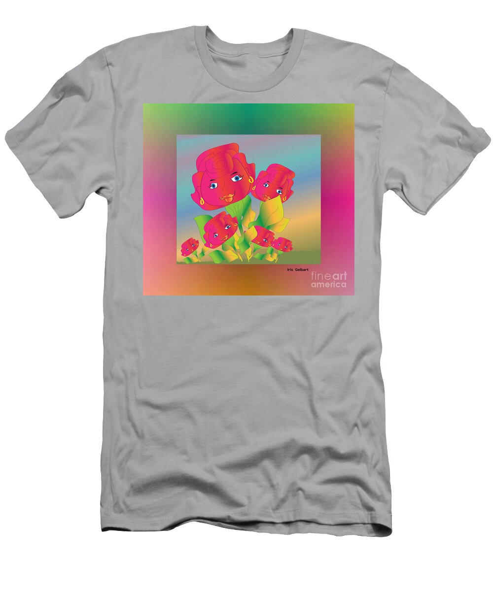 1 Flower Power Iris Gelbart T-Shirt
