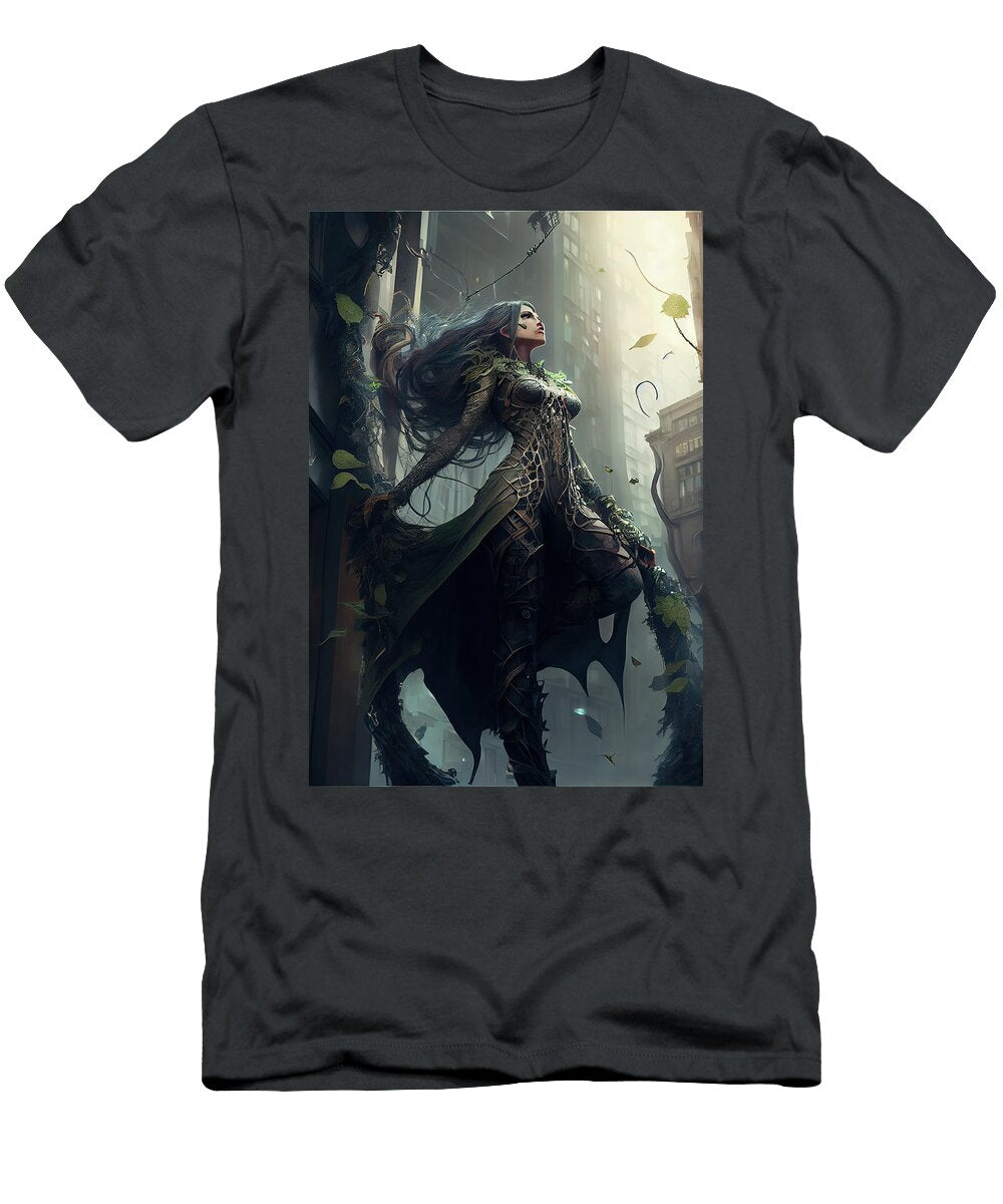 1 Giants Vines Attack the City Beautiful Witch Watch Jacques Evangelista T-Shirt