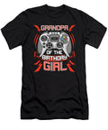 1 Grandpa Birthday Girl Gift David Schuele Art T-Shirt