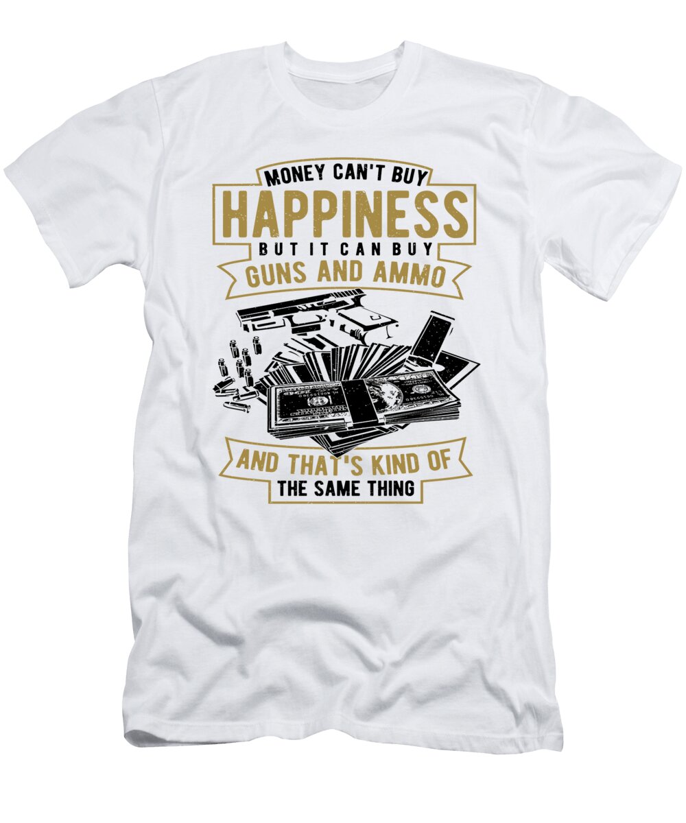 1 Gun and Ammo Shoot Weapon Rifle Shooting Hunting Florian Dold Art T-Shirt