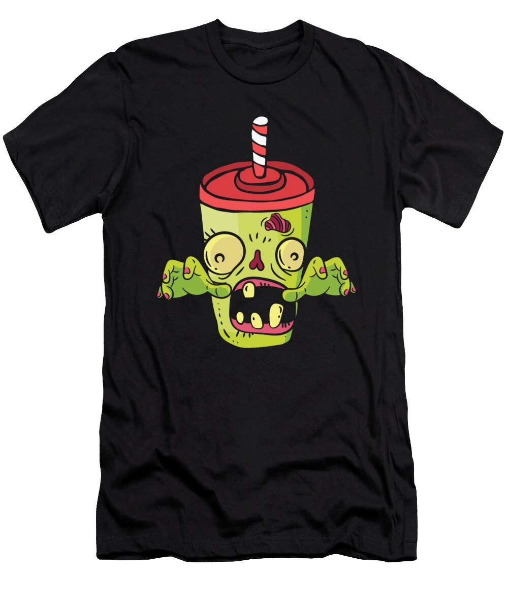 1 Halloween Zombie Soda Monster Fast Food Lover Drink Toms Store T-Shirt
