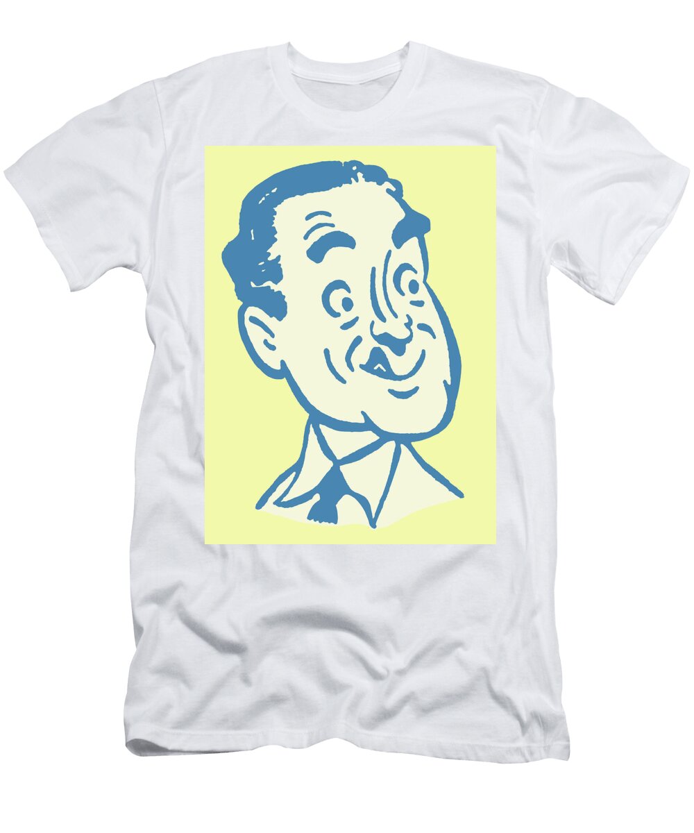 1 Happy Man with Tongue Out Csa Images T-Shirt