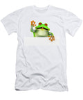 1 Happy Toon Frog with a White Banner Photocreo Michal Bednarek T-Shirt