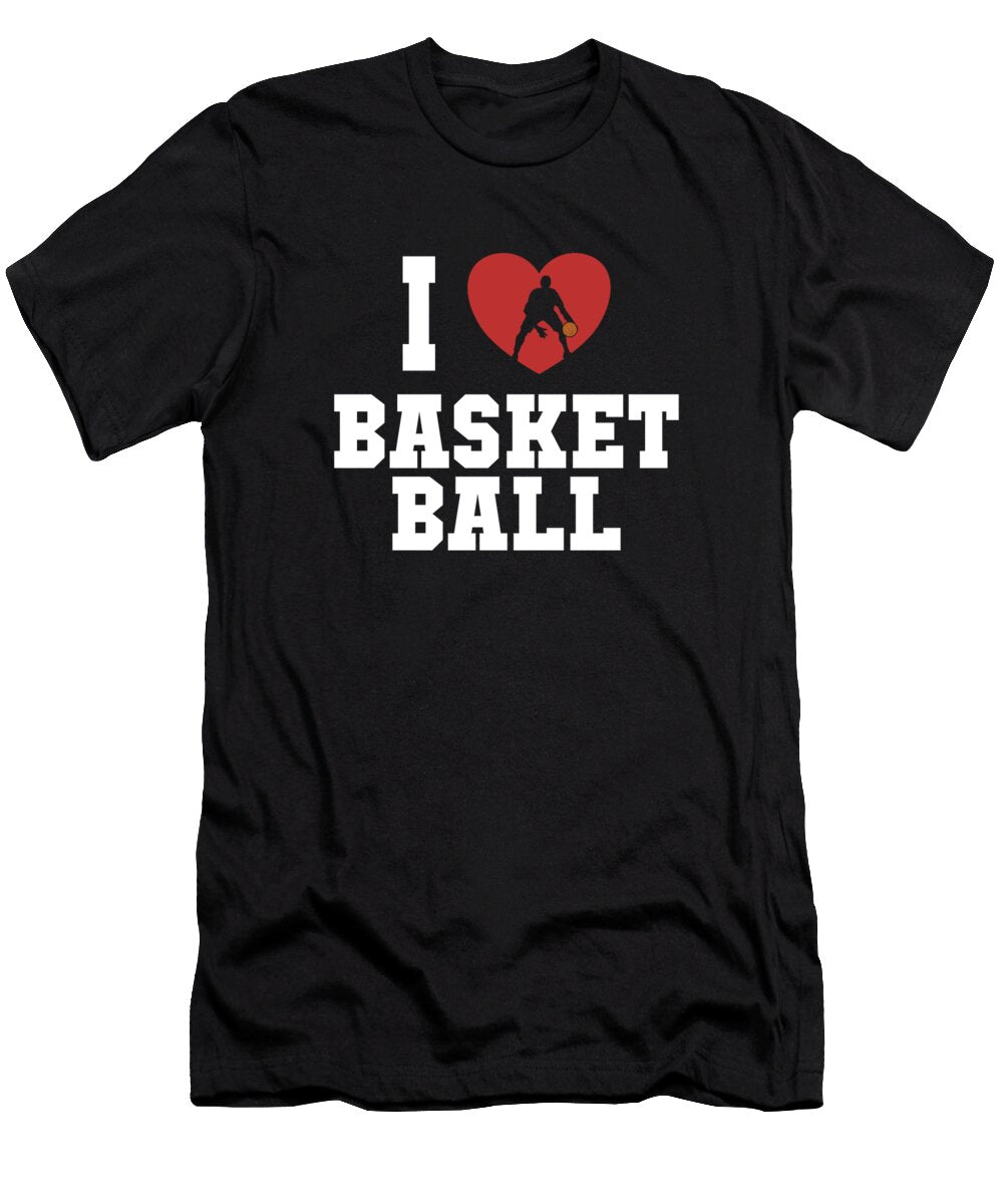 1 I Love Basketball Lover Pro Player Professional Basketball Graphics Lab T-Shirt