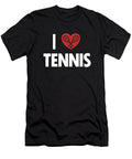 1 I Love Tennis Professional Lover Player Trainer Tennis Graphics Lab T-Shirt