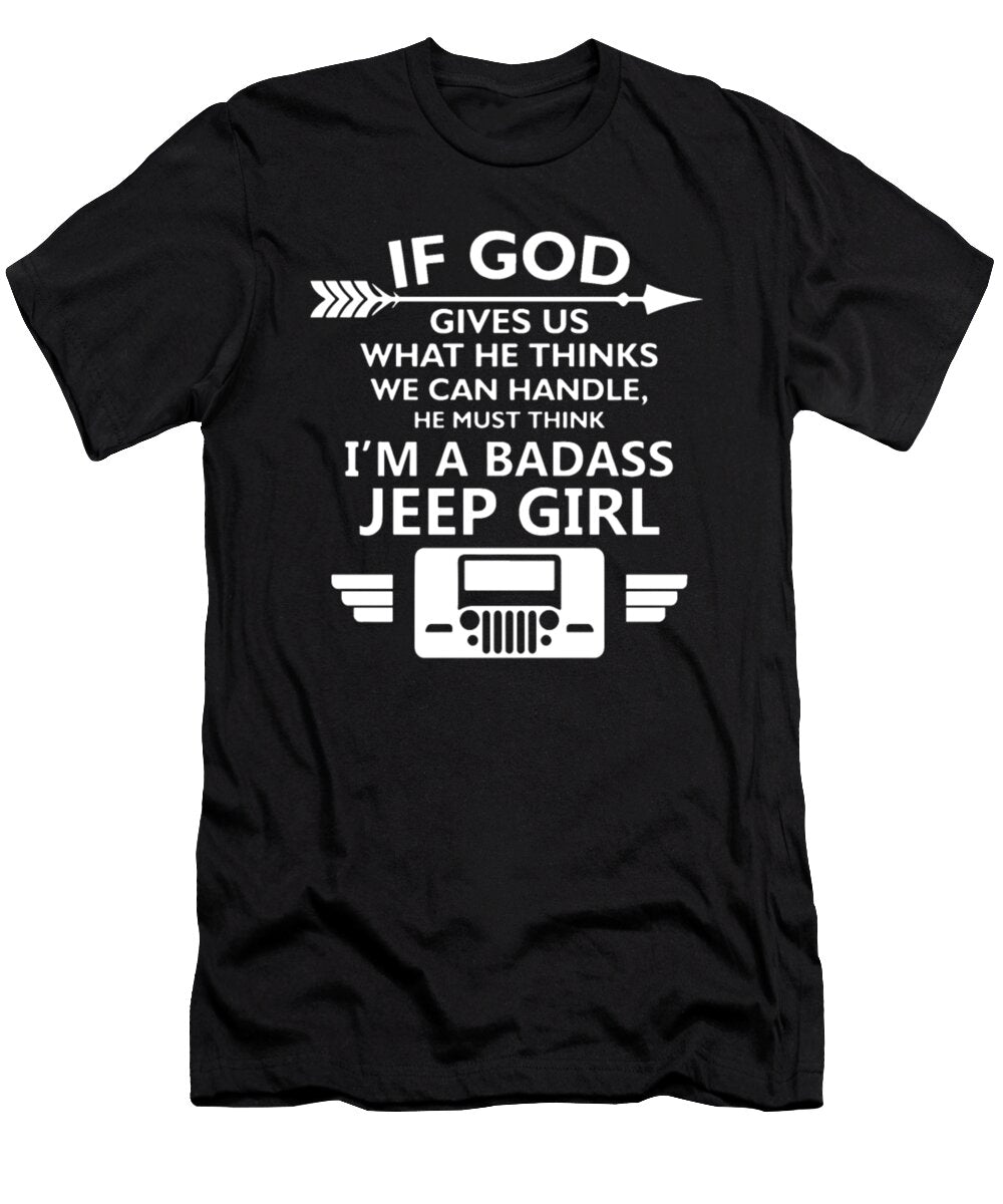 1 Im a Badass Jeep Girl Tinh Tran Le Thanh T-Shirt