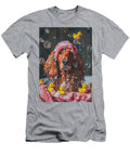 1 Irish Setter Dog Enjoying a Bubbly Bath Adrien Efren T-Shirt