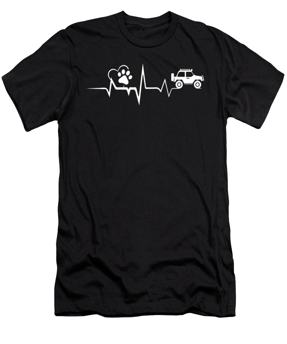 1 Jeep Dog Lover Heartbeat Tinh Tran Le Thanh T-Shirt
