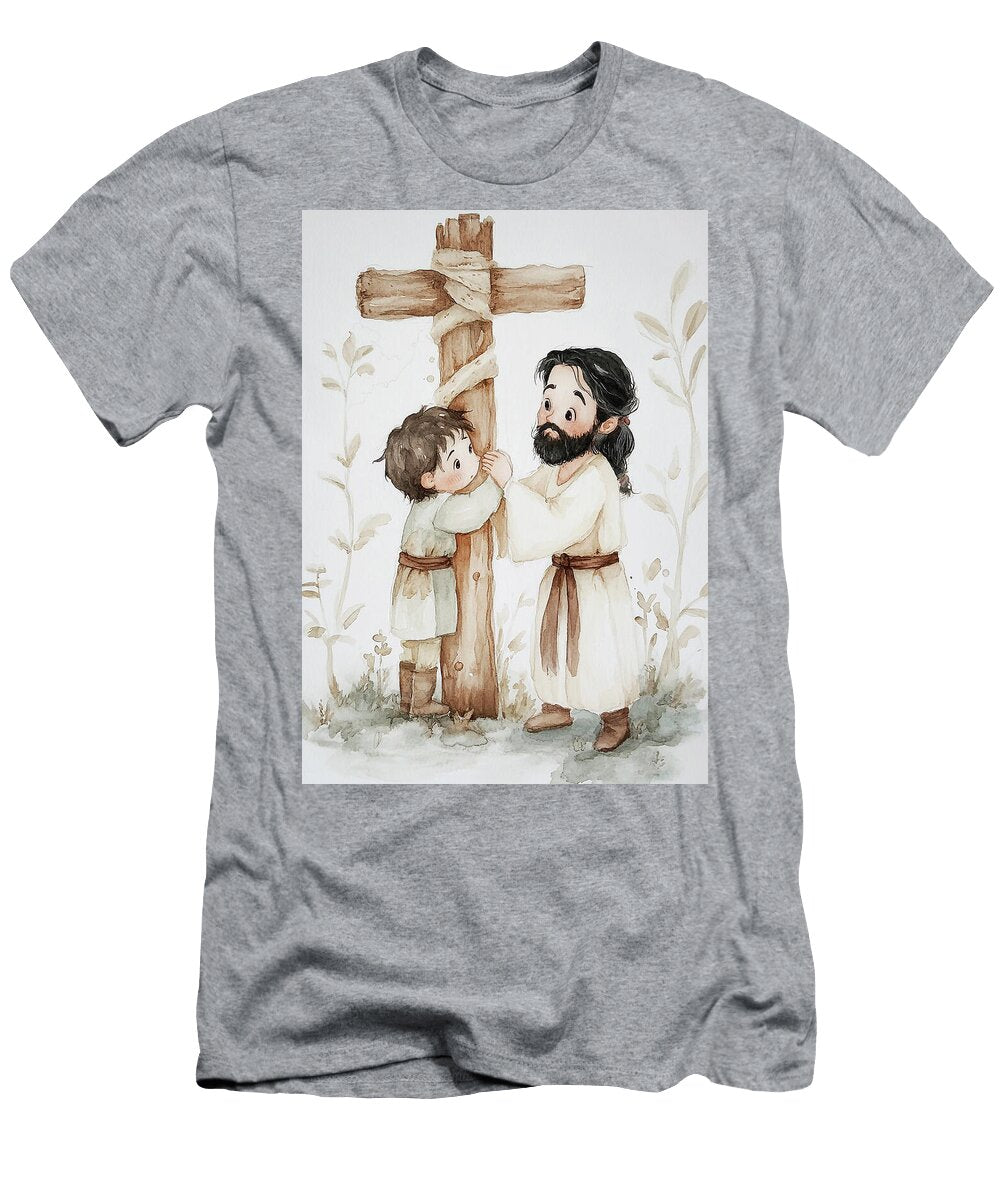 1 Jesus Forgiving and Saving the Thief on the Cross Henry George T-Shirt