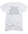 1 John 10 10 Vidddie Publyshd T-Shirt