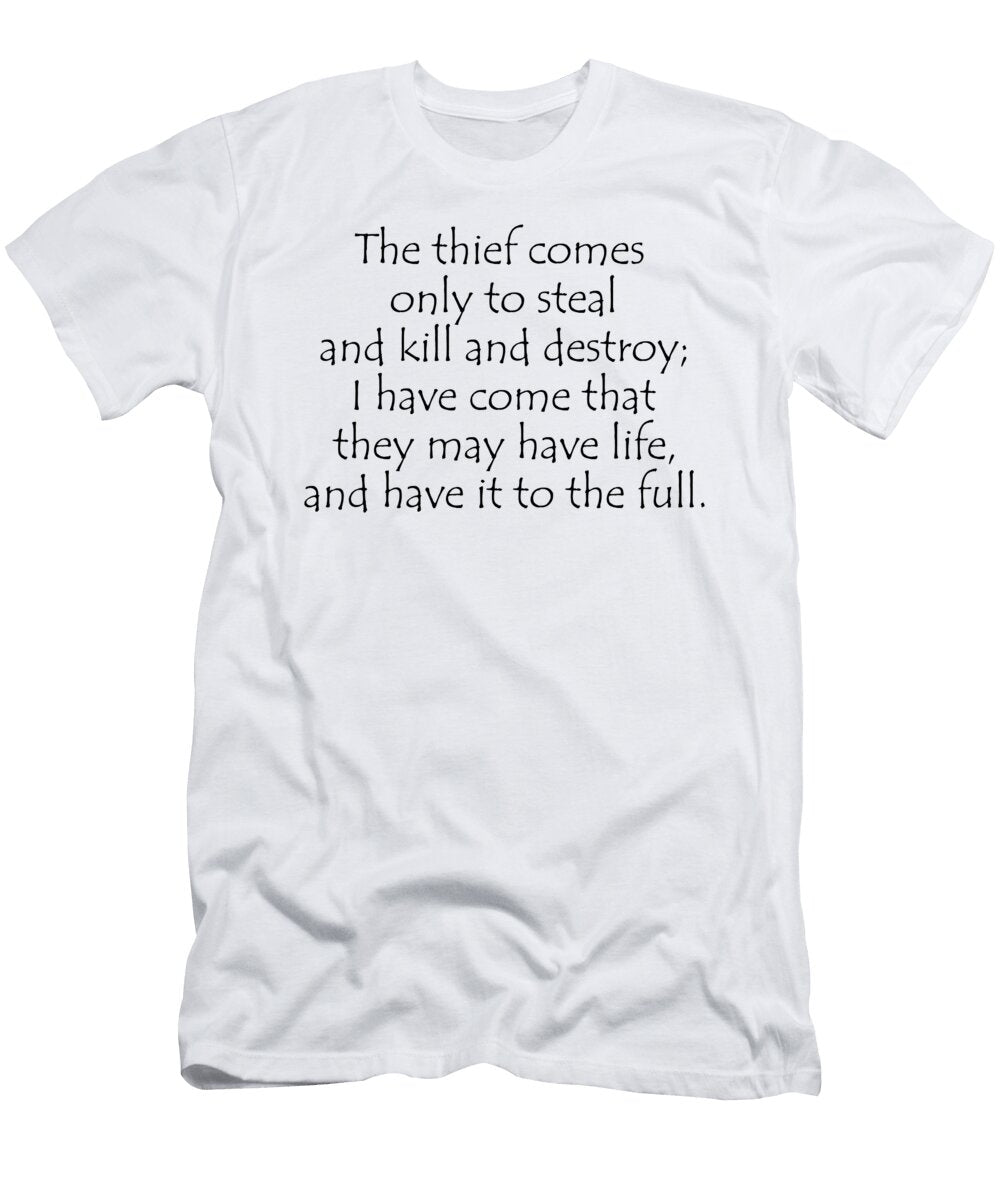 1 John 10 10 Vidddie Publyshd T-Shirt