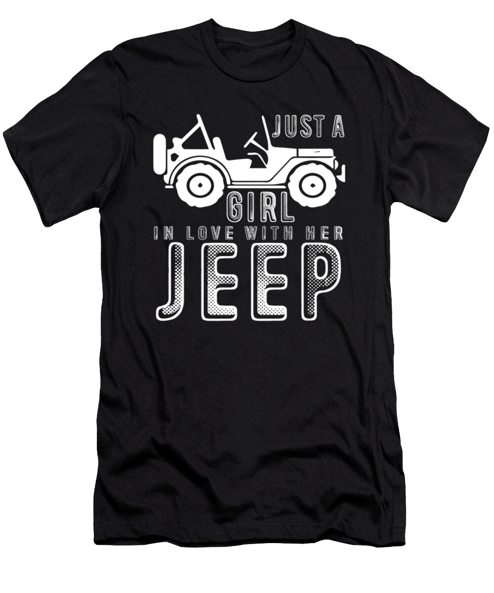 1 Just a Girl in Love with Her Jeep Tinh Tran Le Thanh T-Shirt