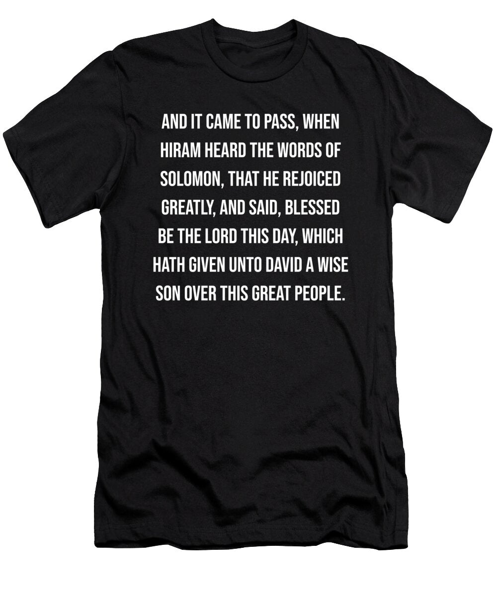 1 Kings 5 7 Vidddie Publyshd T-Shirt